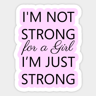 I'm Strong Sticker